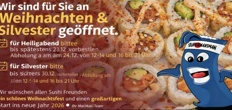 Deluxe Menü MIT ROHFISCH 